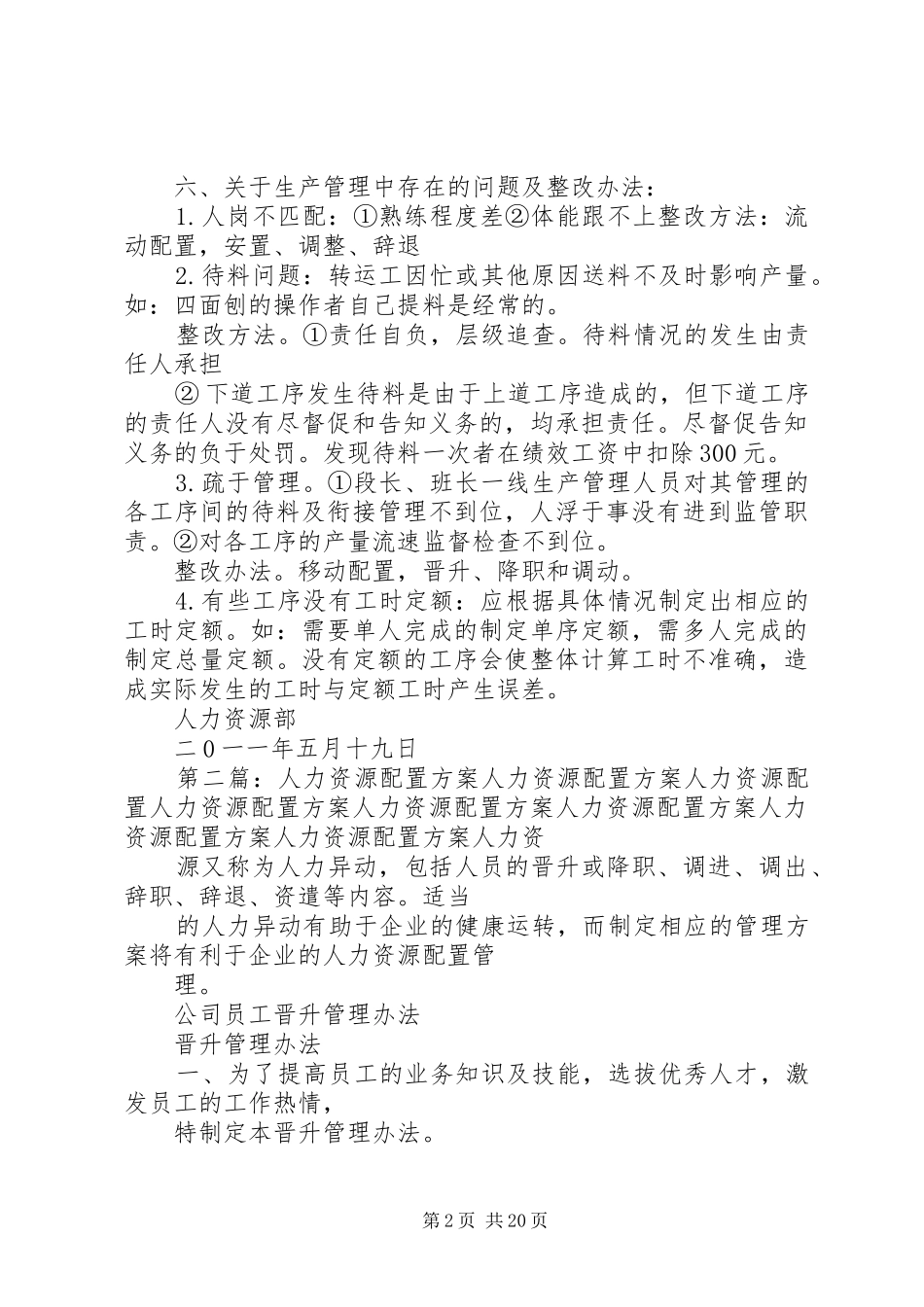 人力资源配置整改方案_第2页