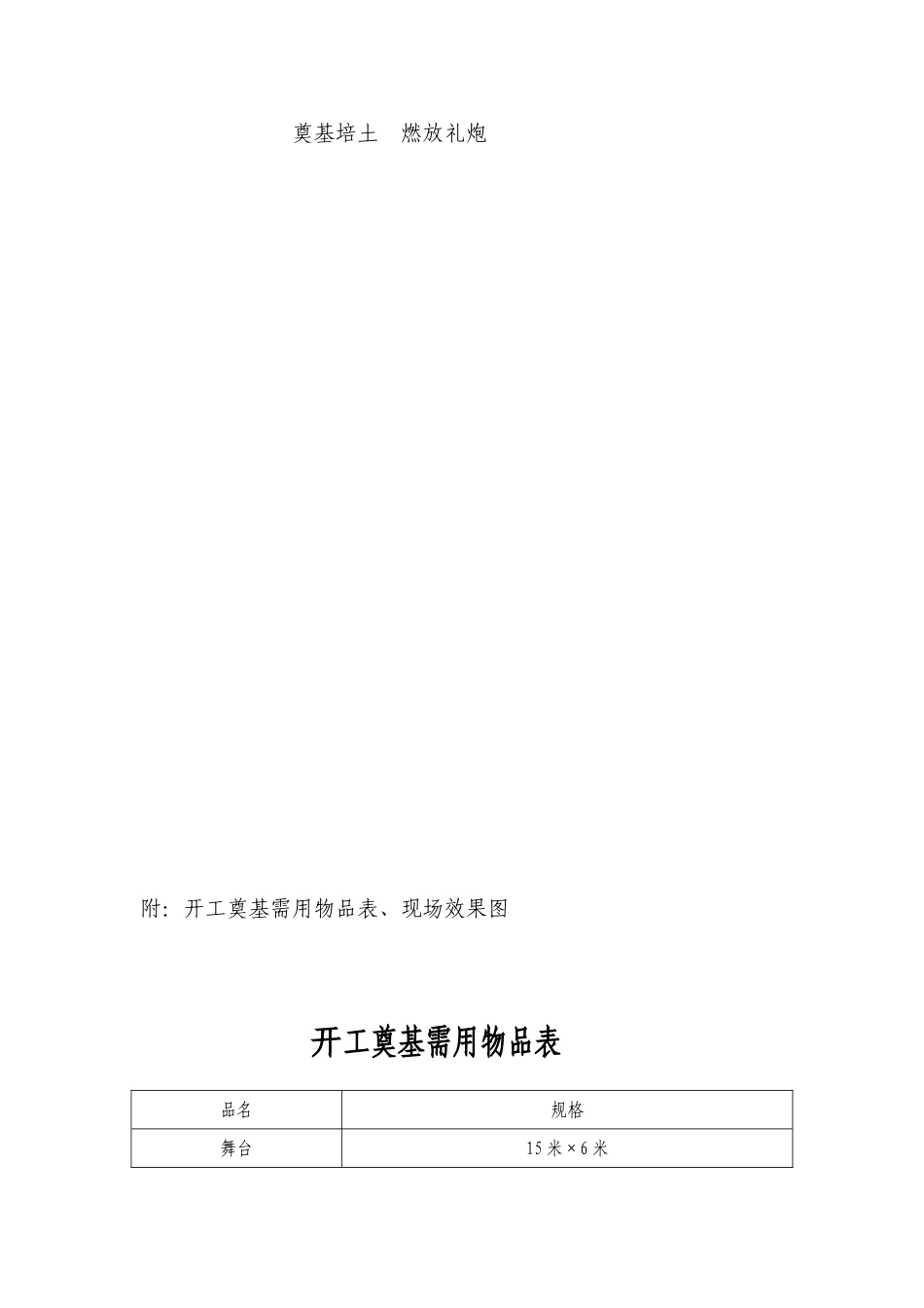 华鹤集团君鹤门业开工奠基仪式活动方案_第3页