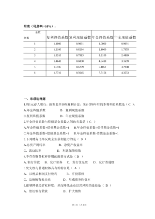 华工2014年财务管理综合作业答案