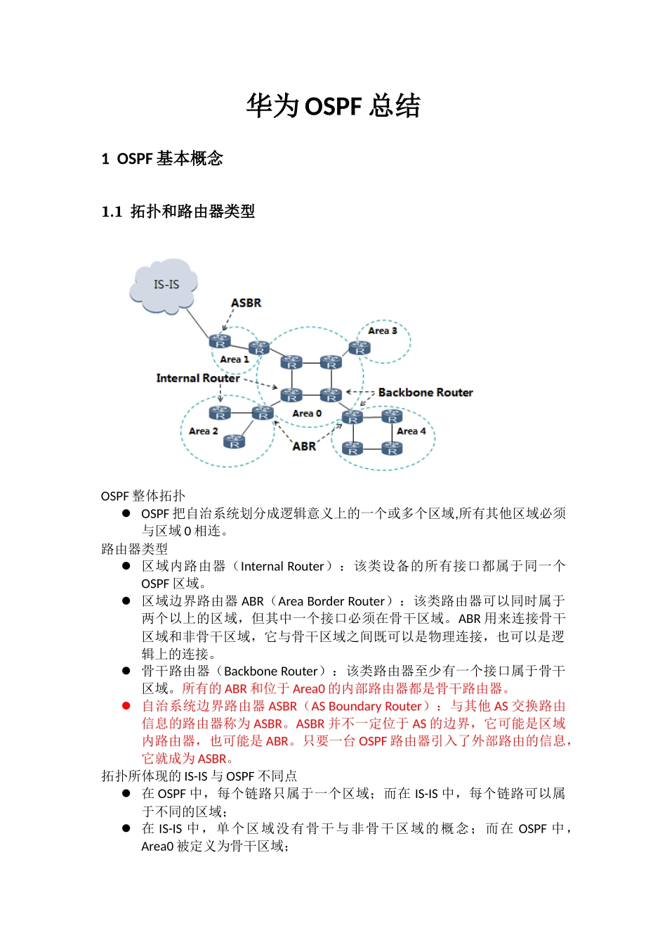华为OSPF总结_第1页