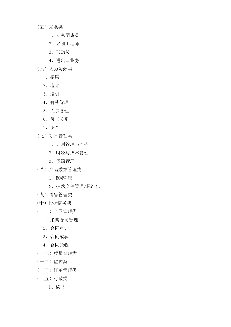 华为公司职位类别划分资料_第3页