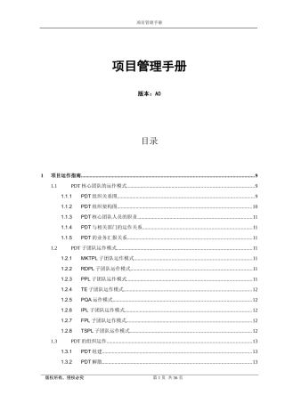 华为项目管理规范1