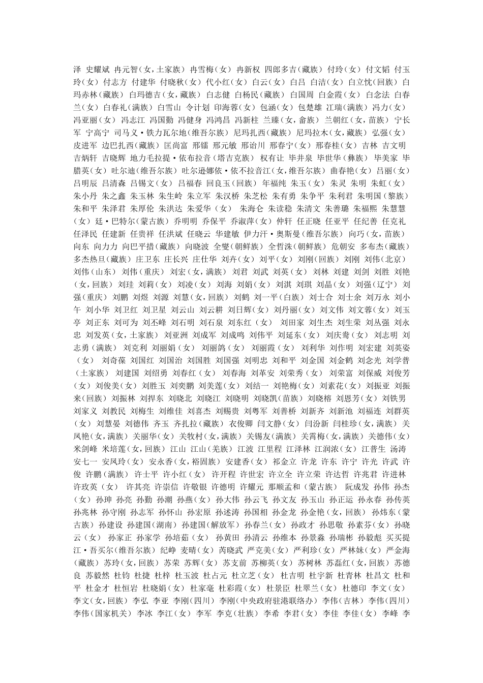 十八大代表名单(全)_第2页