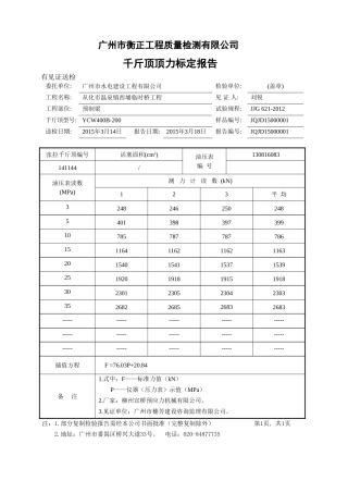 千斤顶顶力标定(10)