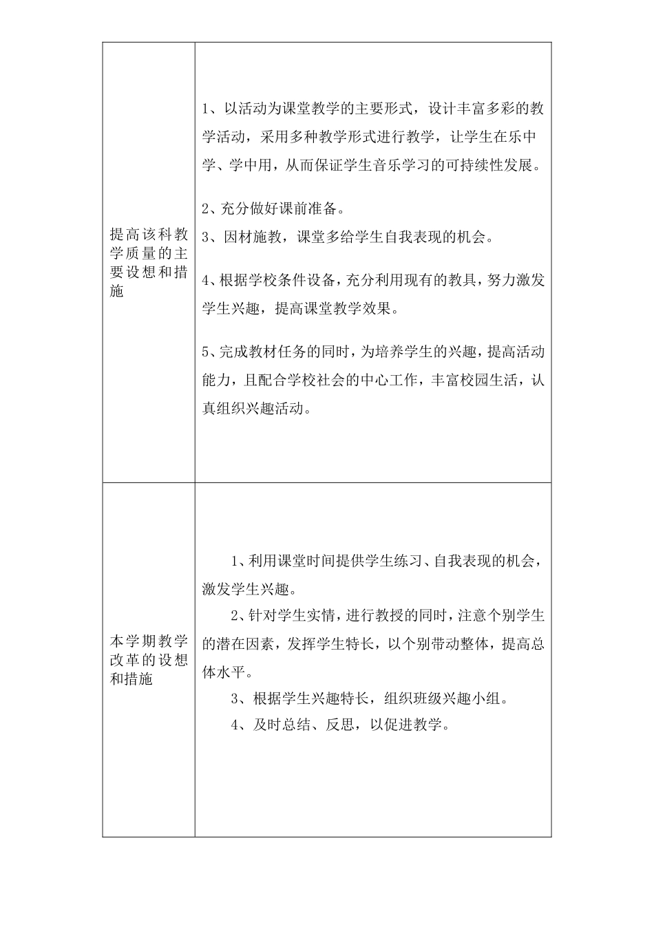 千金小学二年级音乐下计划_第3页