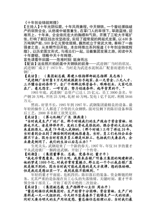 十年创业铸就辉煌.doc