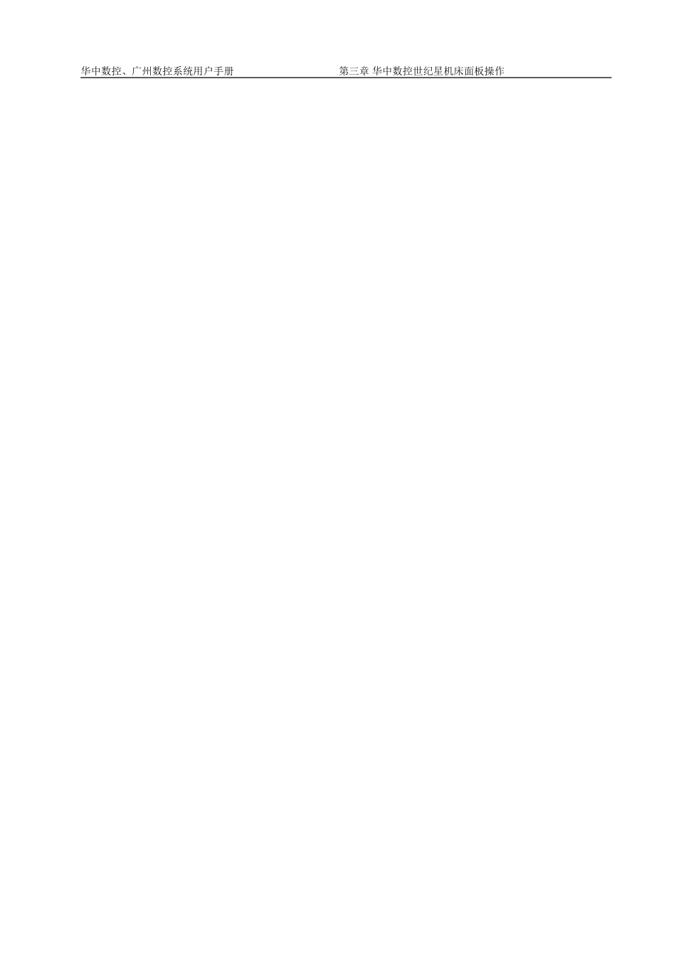 华中数控加工系统用户手册_第1页