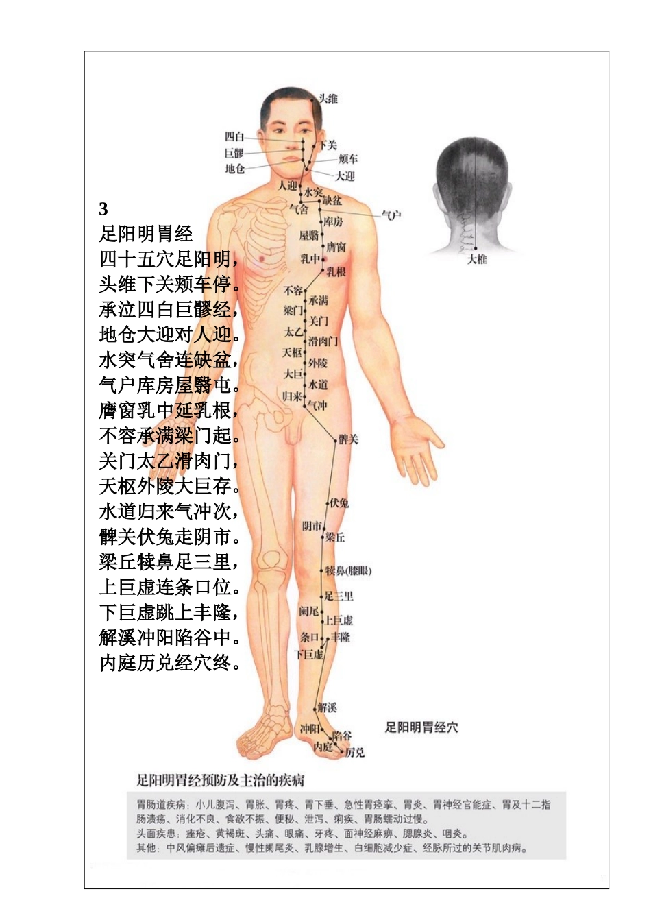 十二经络穴位歌(喜马拉雅)专用版_第3页