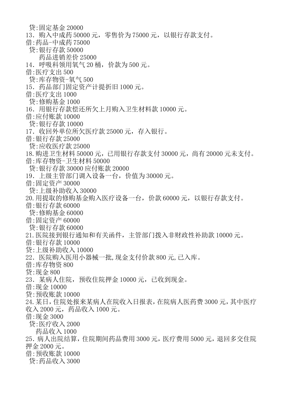 医院笔试-会计笔试_第2页