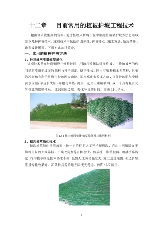 十二章--植被护坡