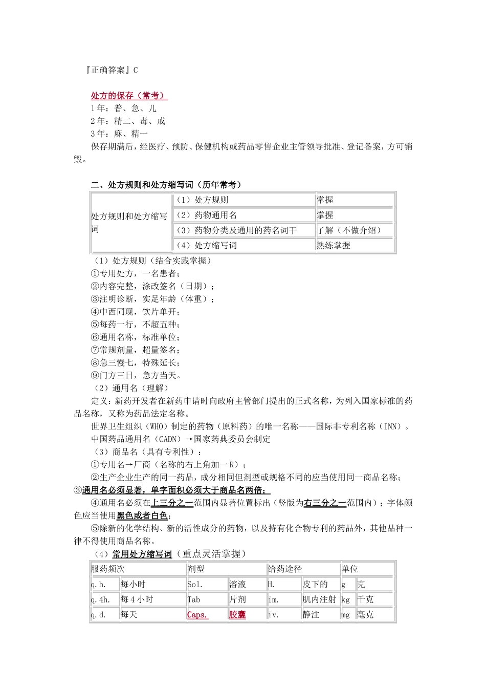 医院药房药品调剂考试_第3页