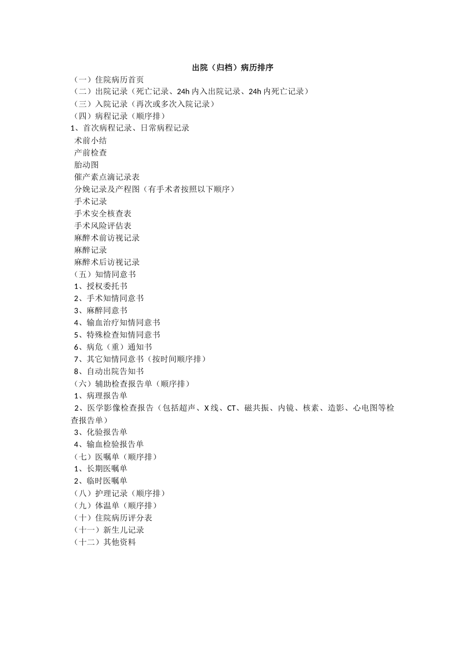 医院出院病历归档管理规定_第3页