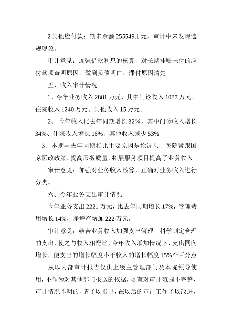 医院内部审计报告_第3页