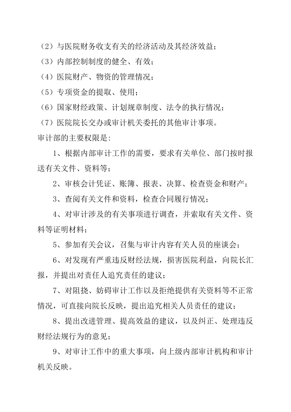 医院内部审计工作制度_第2页