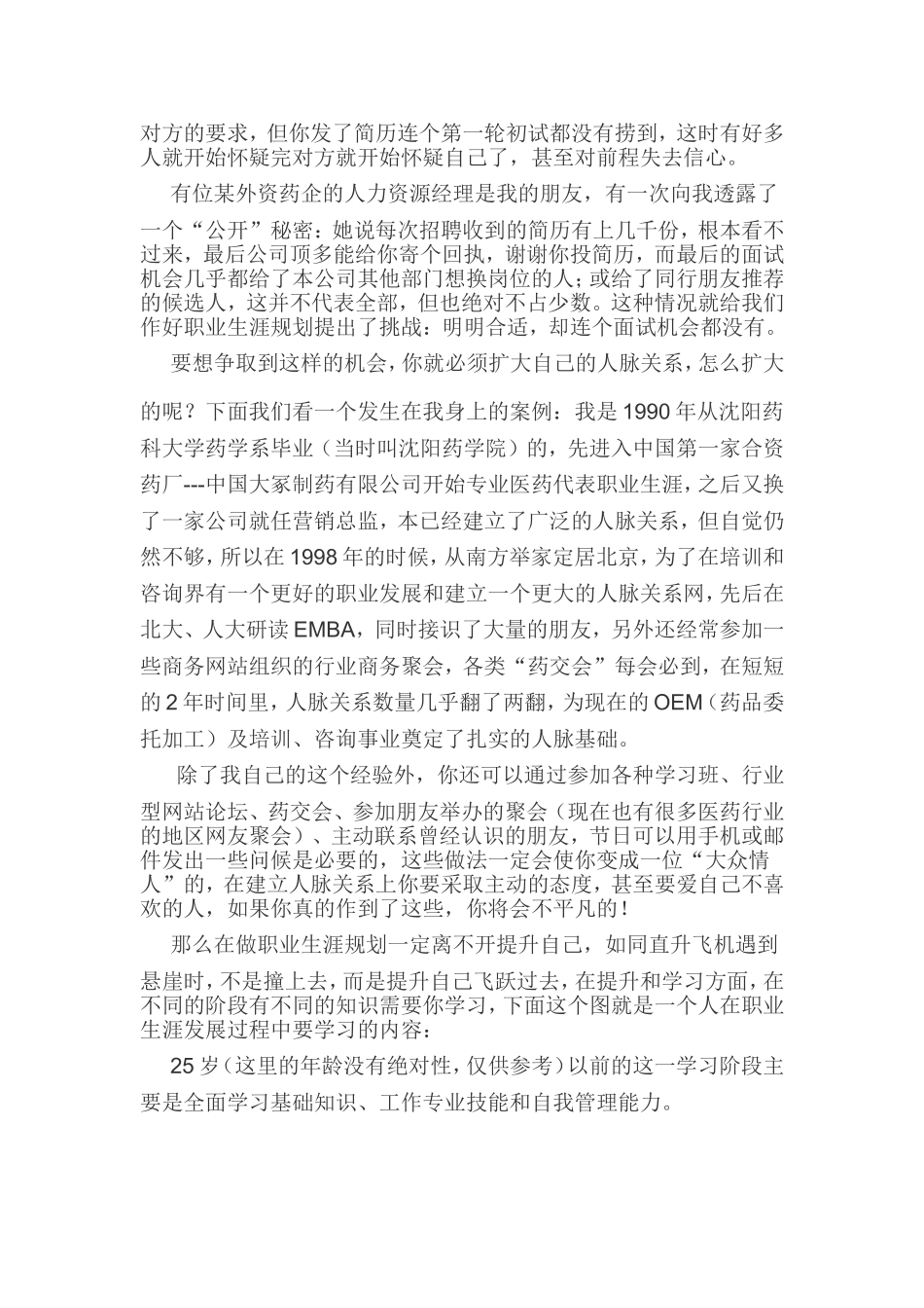 医药人的职业生涯规划与个人发展建议_第2页