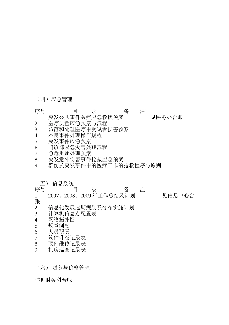 医院所需台账目录_第3页