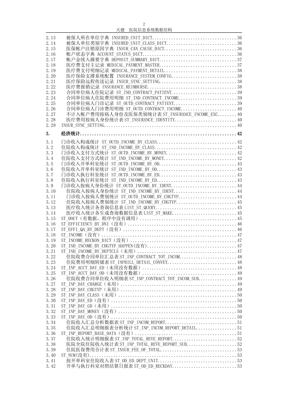 医院信息系统HIS数据结构手册20160721-02_第2页