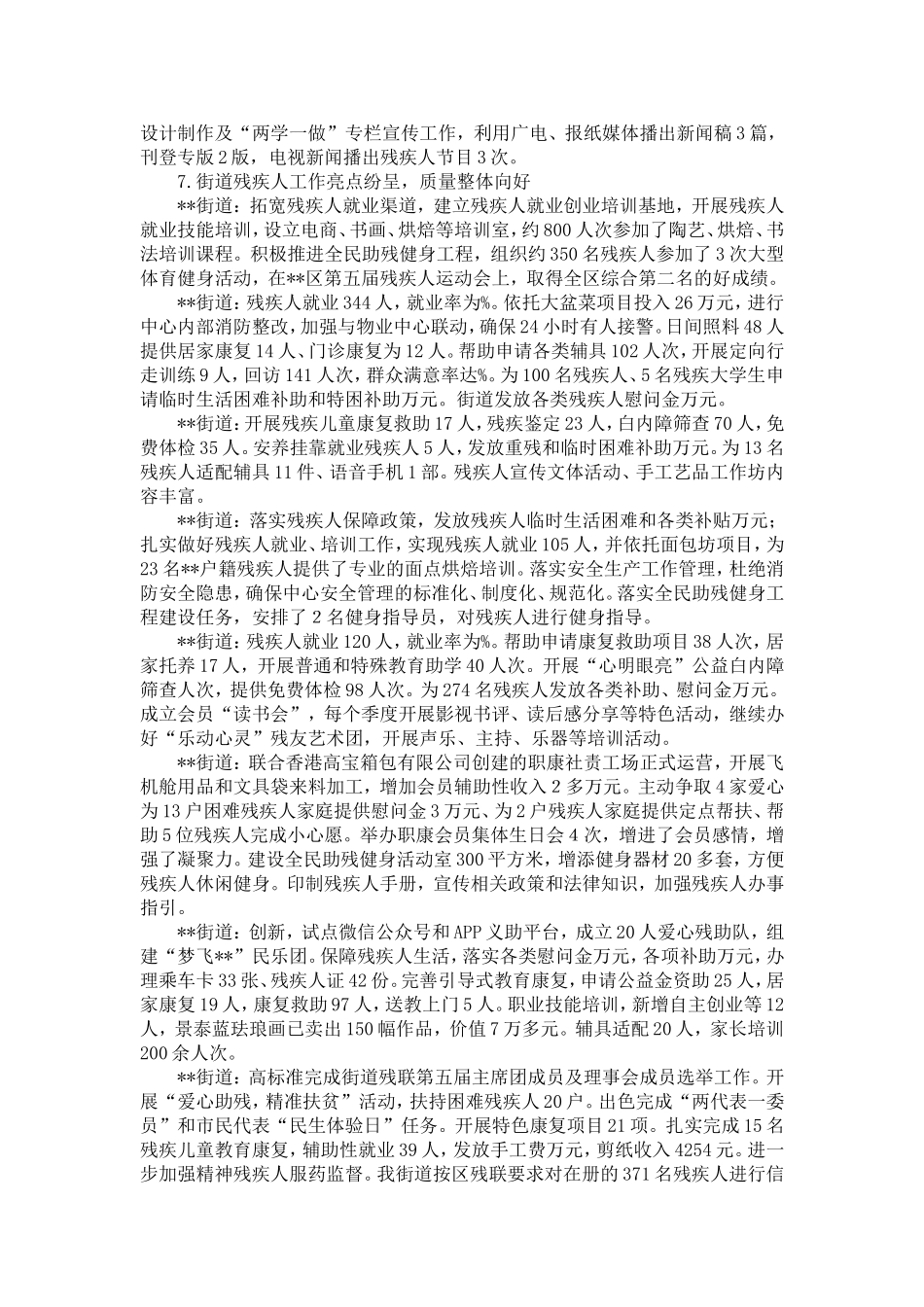 区残联工作总结-精选模板_第3页