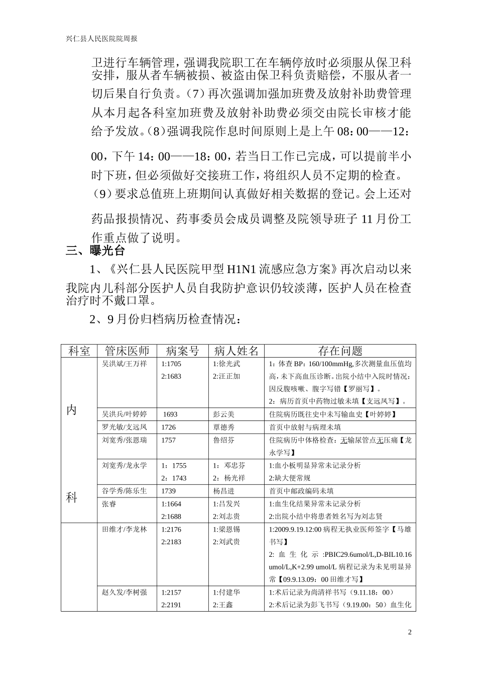 医院周报27_第2页