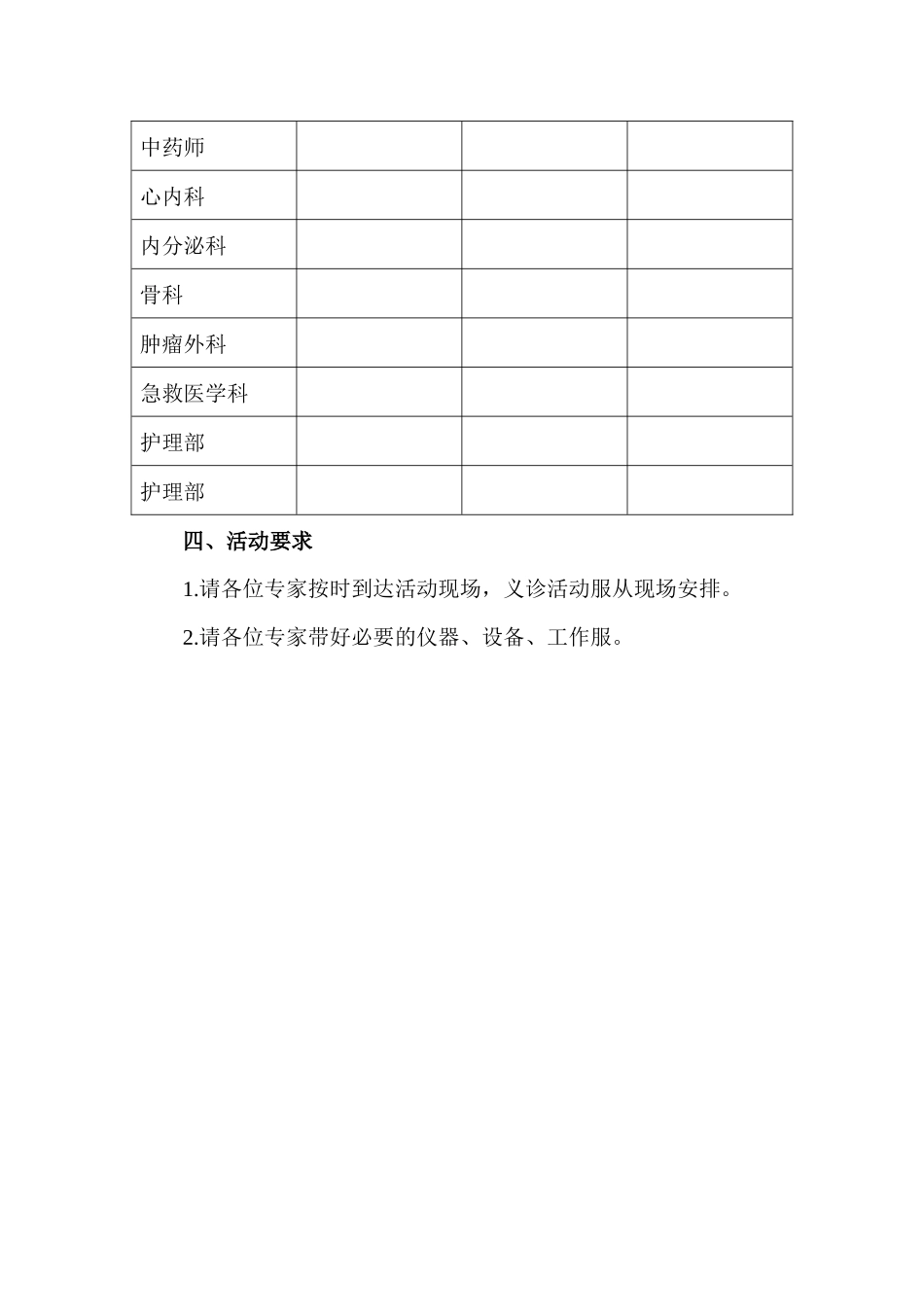 医院义诊活动方案_第3页