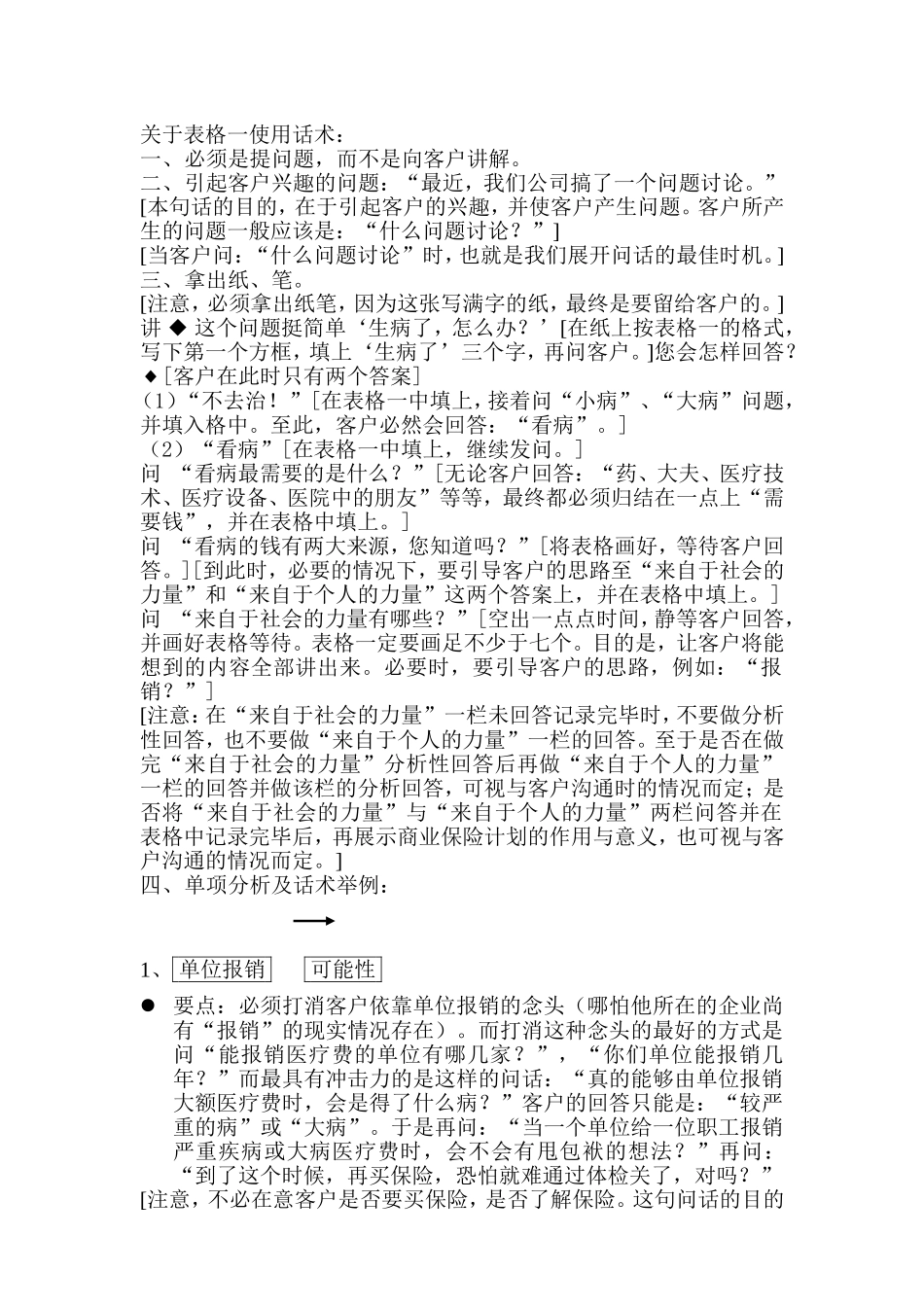 医疗保险使用话术1_第1页