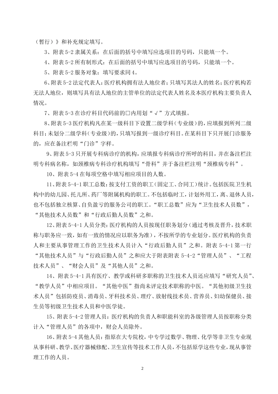 医疗机构申请执业登记注册书(样本)_第2页