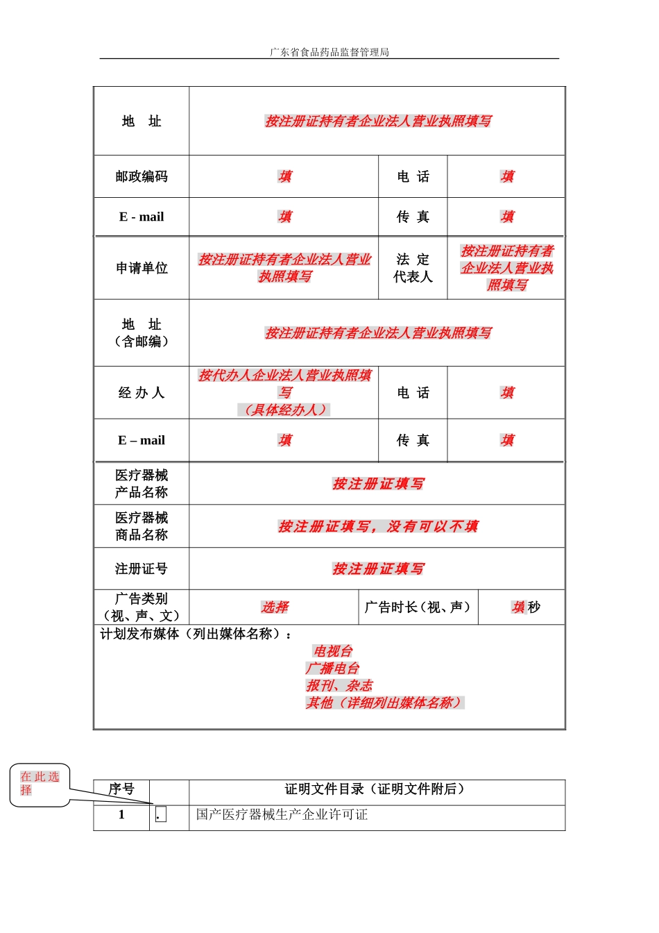 医疗器械广告审查表_第3页