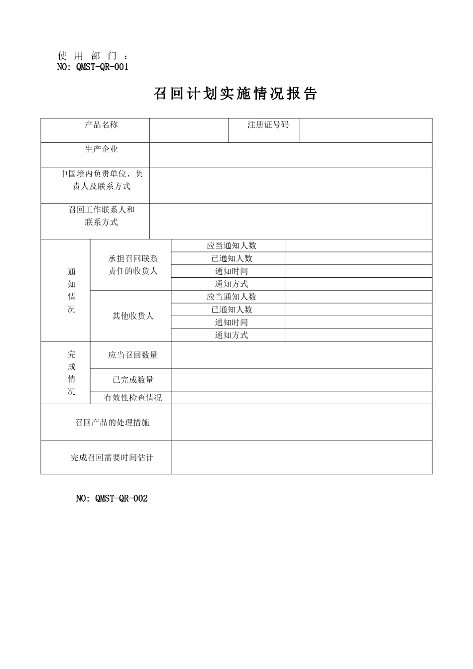 医疗器械-经营管理全套表单-2015年最新法规_第2页