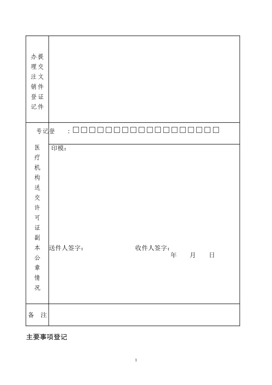 医疗机构注销申请书(同名10394)_第2页
