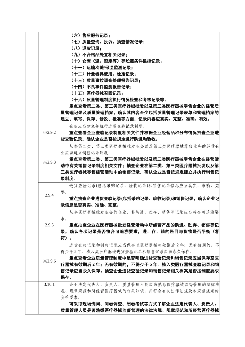 医疗器械经营质量管理规范现场检查指导原则_第3页