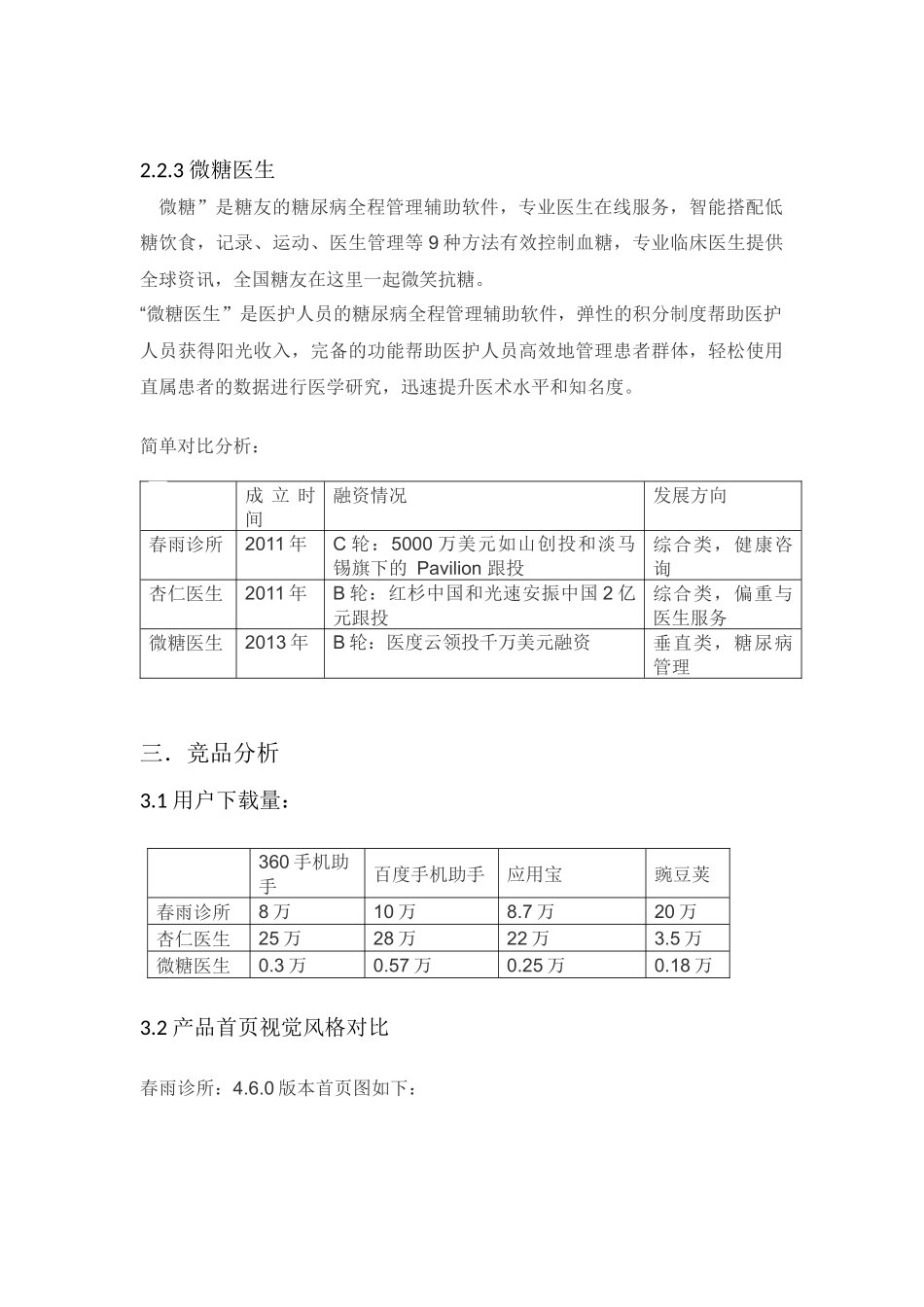 医疗竞品分析_第3页