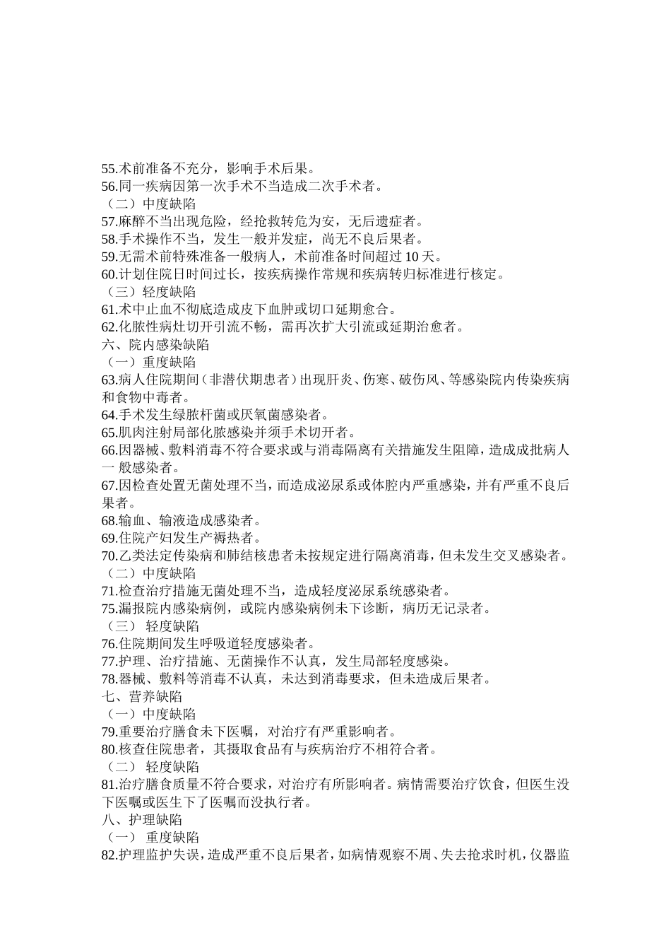 医疗缺陷判定标准_第3页