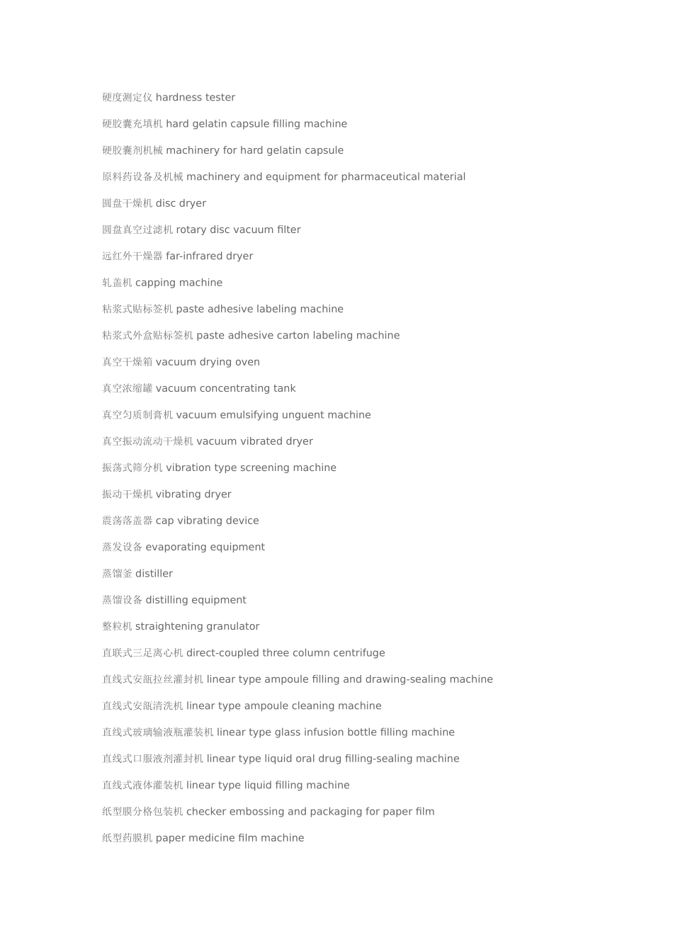 医疗器械专业英文词汇_第2页