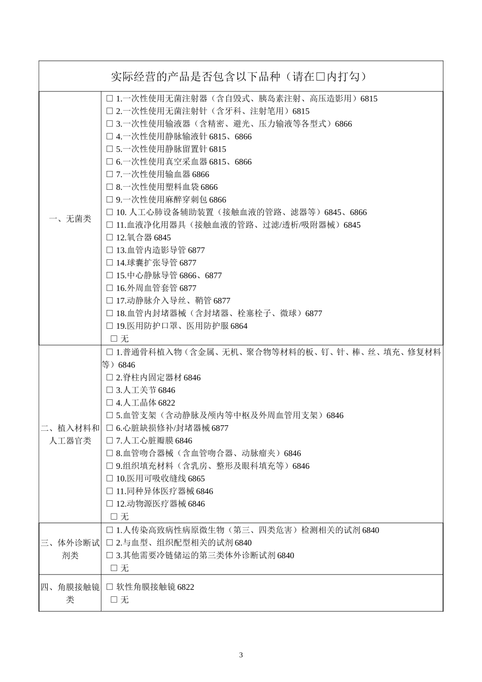 医疗器械自查报告模板_第3页