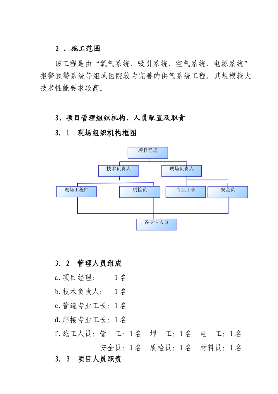 医用气体工程施工组织计划_第2页