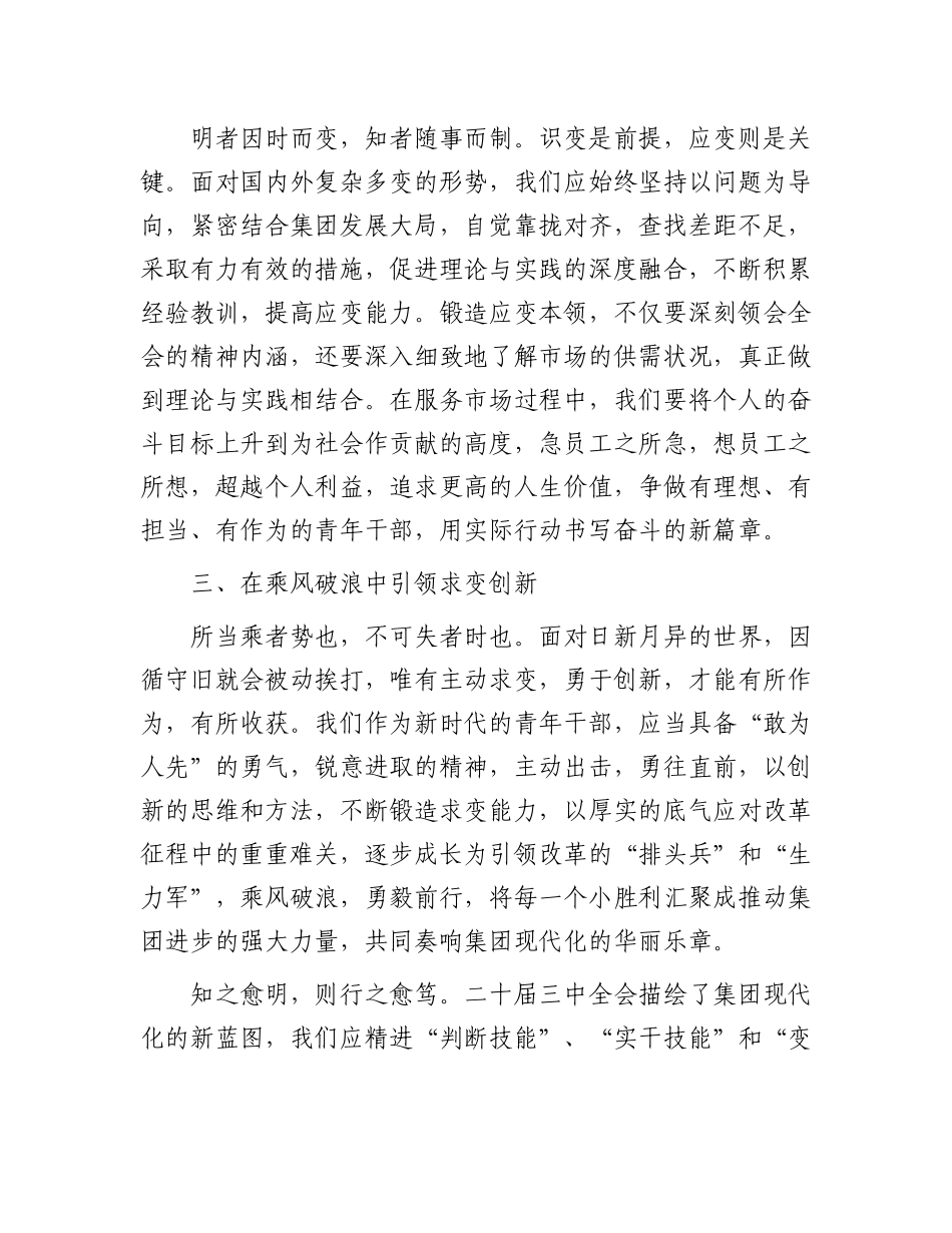 学习二十届三中全会精神交流发言_第2页