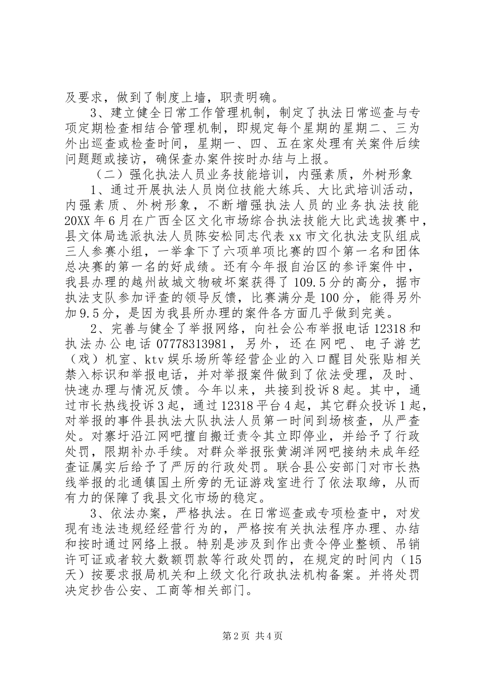 关于文化市场行政执法管理工作的调研报告_第2页