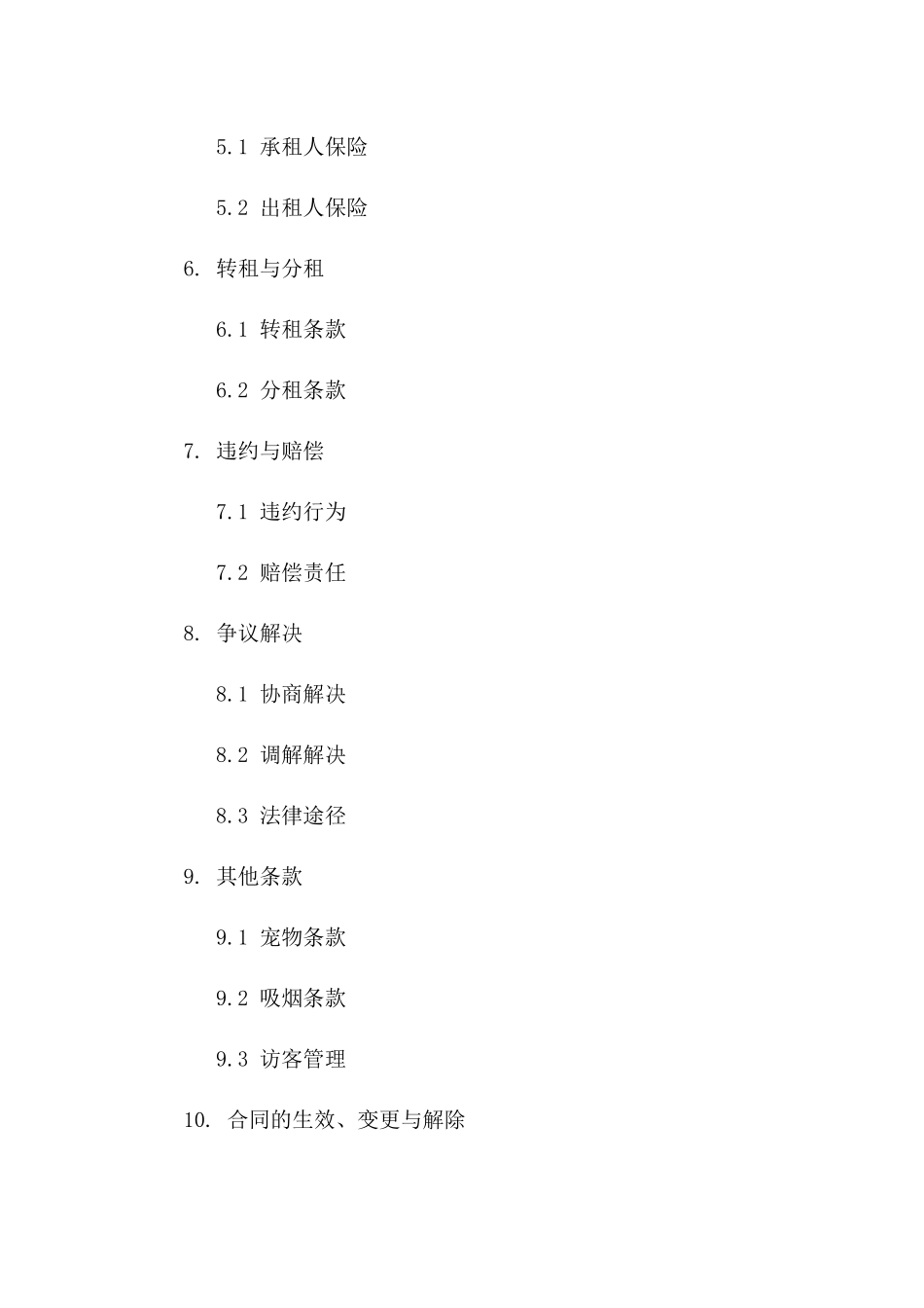 2024年住宅租赁协议经典版版_第3页