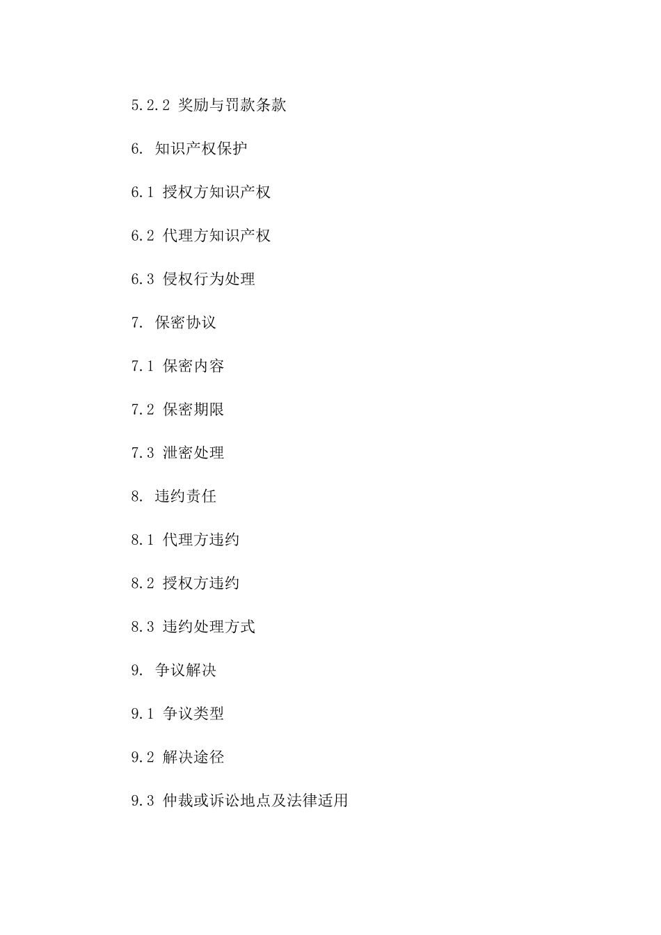 品牌授权总代理协议：2024年正式版_第3页