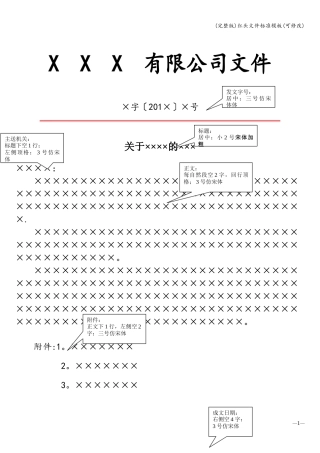 (完整版)红头文件模板(可修改)