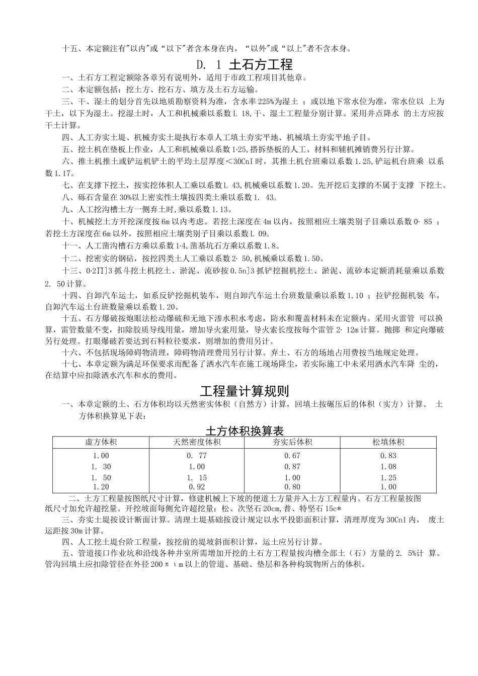 《吉林省市政工程计价定额》（JLJD-SZ-2014）_第2页
