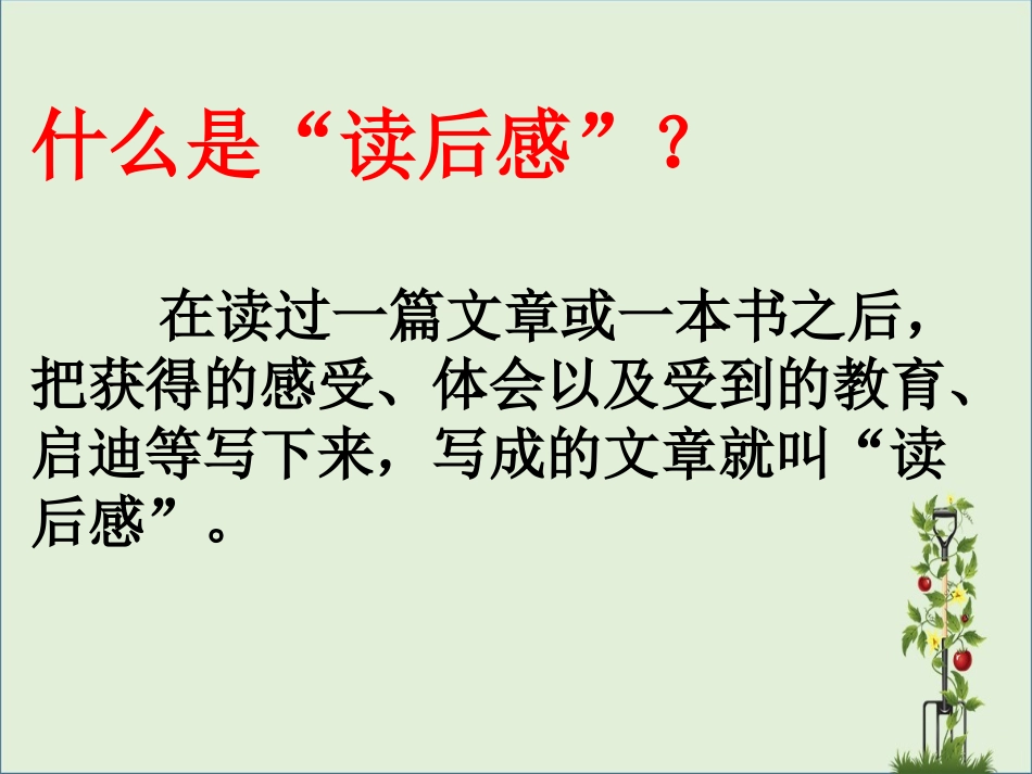 《怎样写读后感》课件_第2页