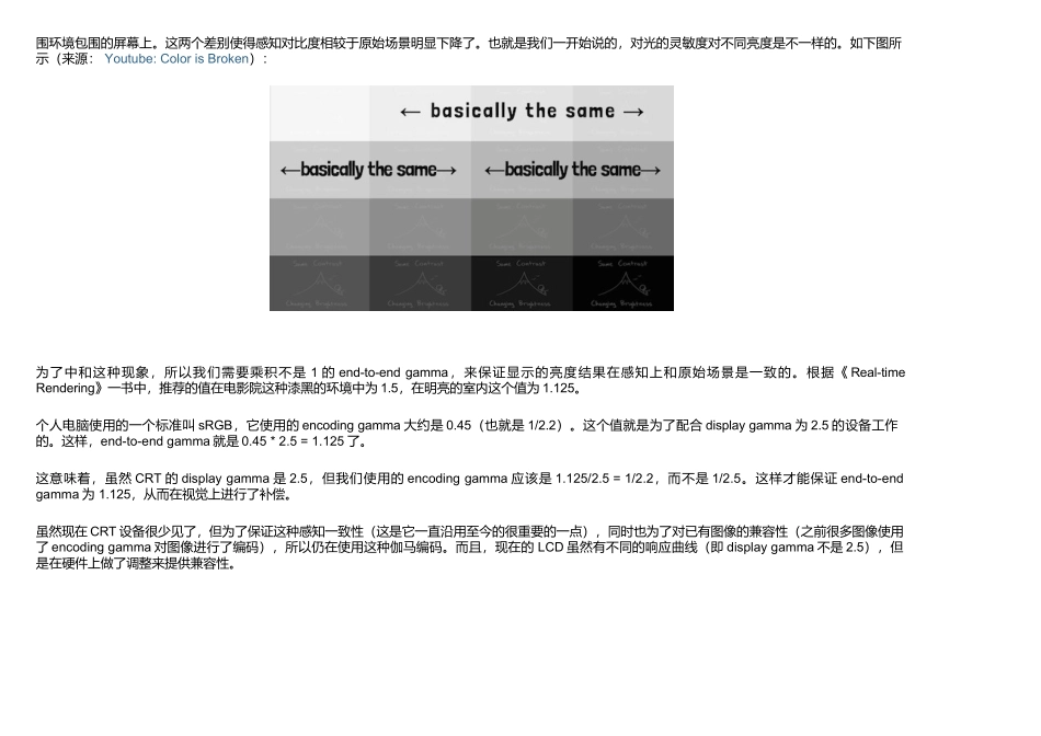 【图形学】我理解的伽马校正（Gamma Correction）_第3页