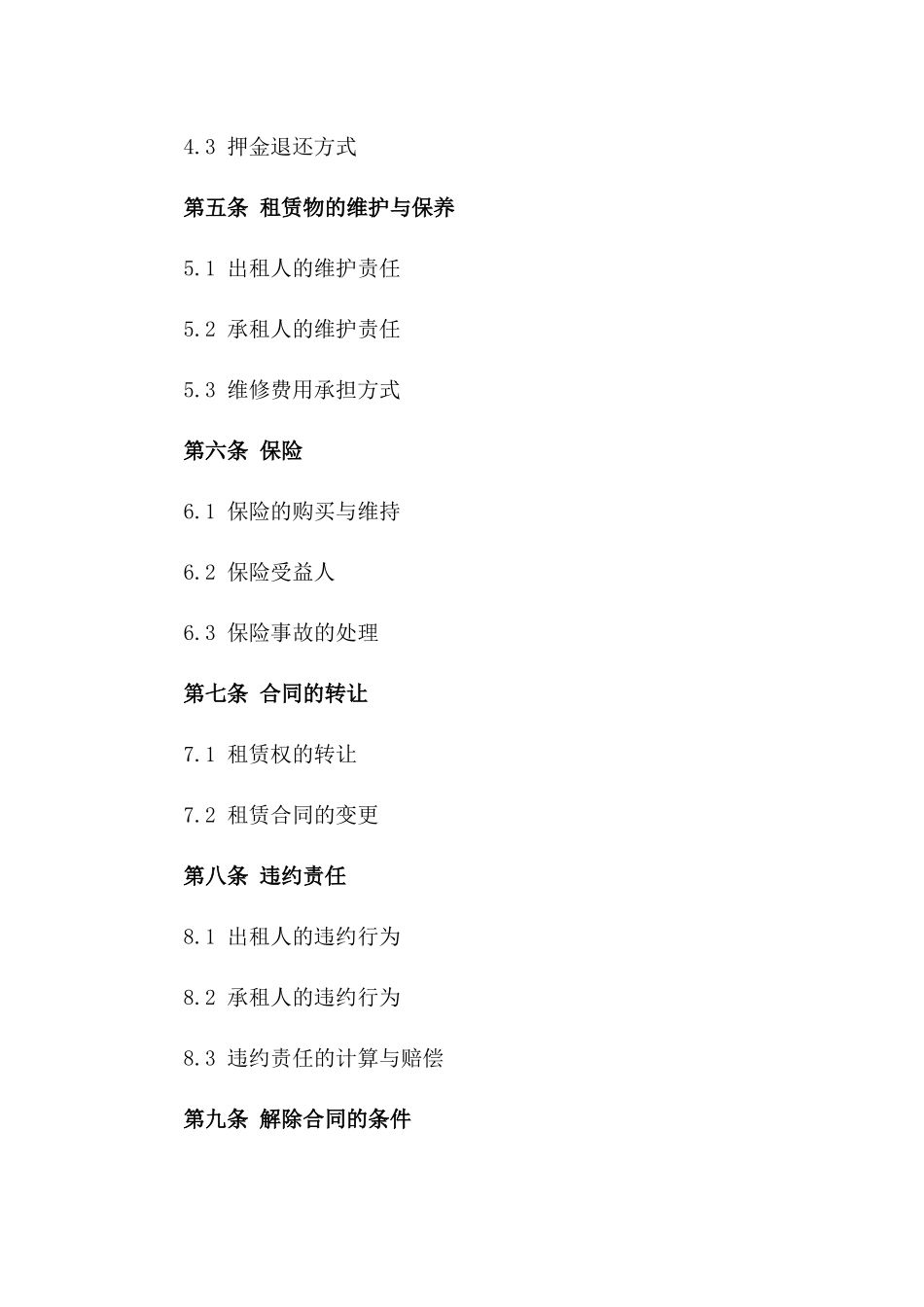 2024版经营场所出租合同_第3页