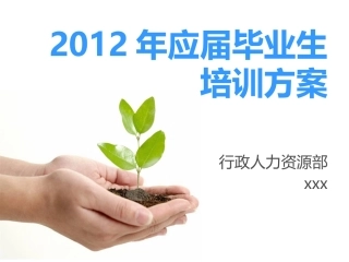 201x年应届生培训方案