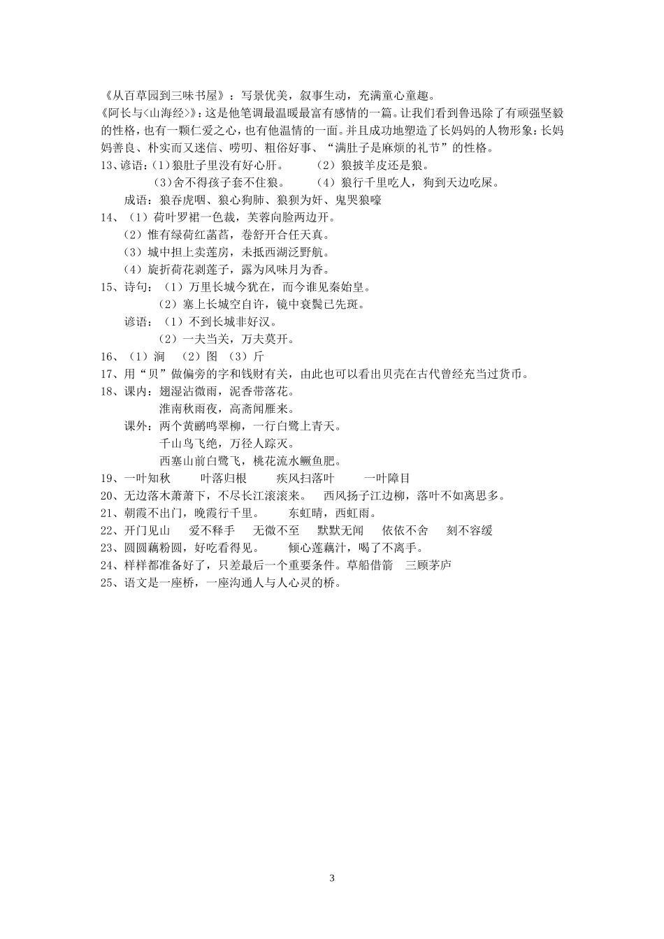 初中语文名着专题总复习_苏教版_九年级_888_第3页