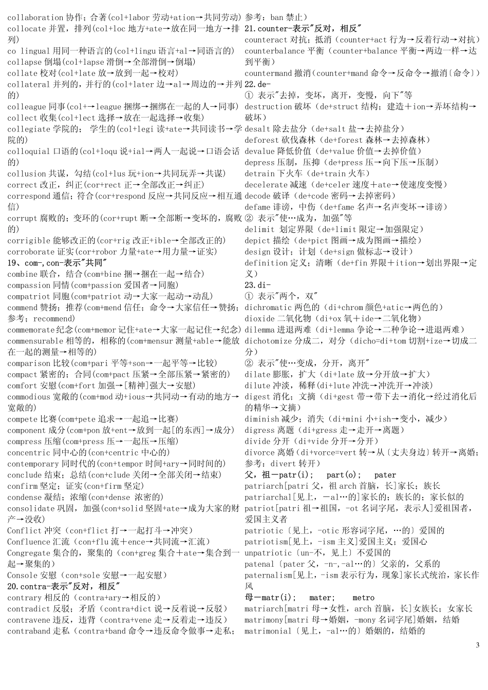 新东方英语词根词缀大全_第3页