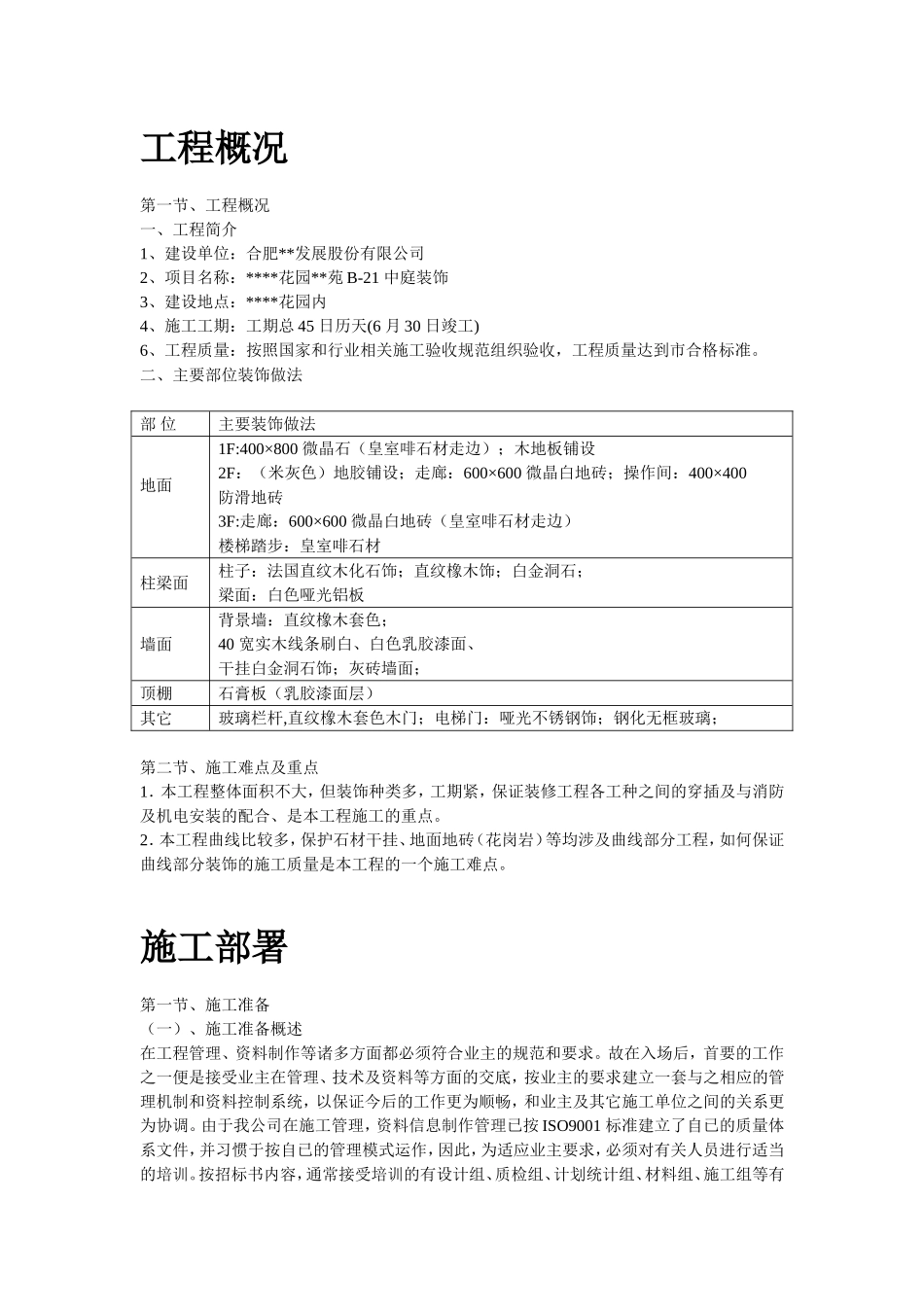 某会所内装修工程施工组织设计_第3页