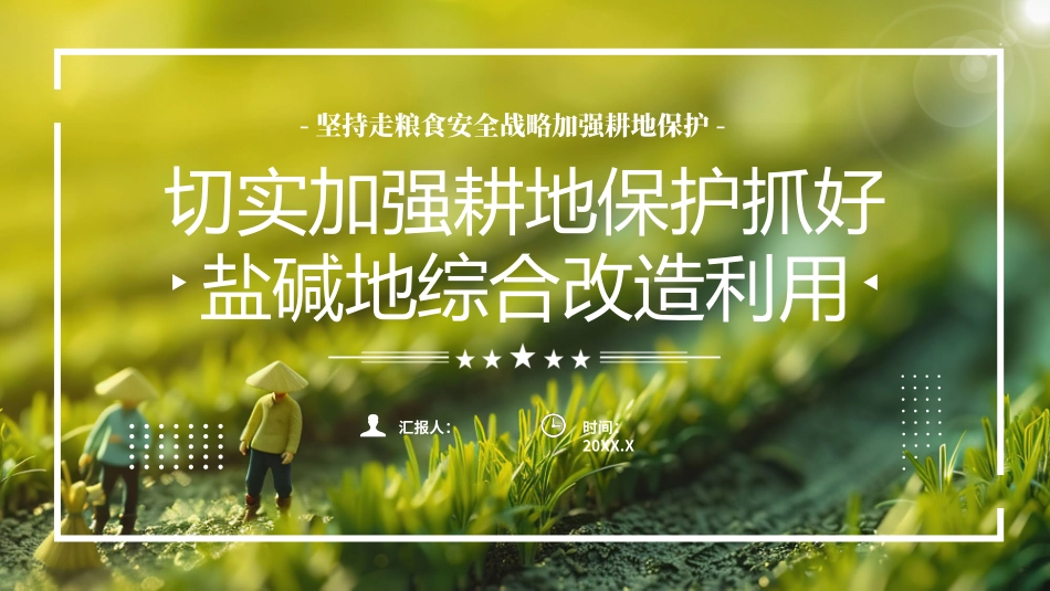 切实加强耕地保护抓好盐碱地综合改造利用_第1页