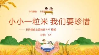 节约粮食主题教育